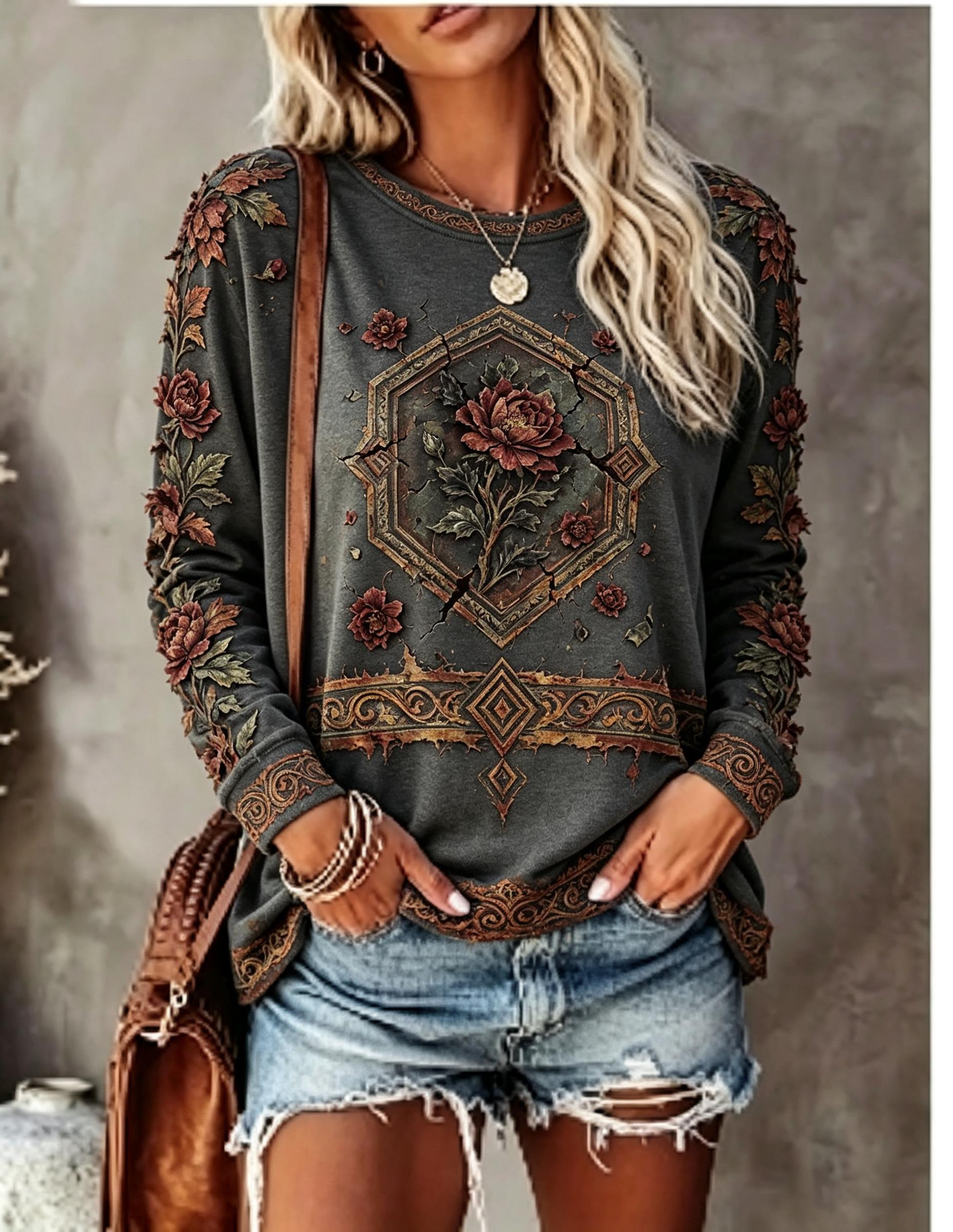 Kadın Bisiklet Yaka Uzun Kollu - Winter Clothing For Women incelemesi ve fiyatı